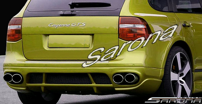 Custom Porsche Cayenne  SUV/SAV/Crossover Rear Add-on Lip (2008 - 2010) - $920.00 (Part #PR-006-RA)